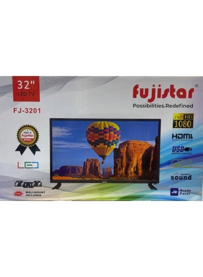 فوجي ستار تلفزيون فوجيستار LED عالي الدقة بالكامل مقاس 32 بوصة - Image 2